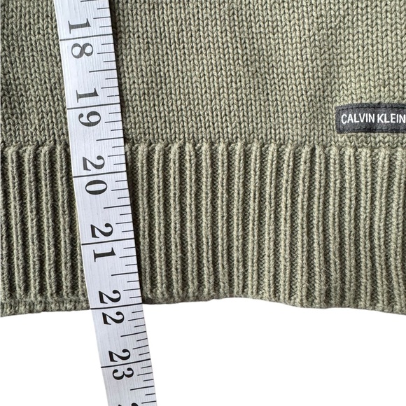 Calvin Klein Olive Green Sleeveless Knit Top Size M - Picture 7 of 9